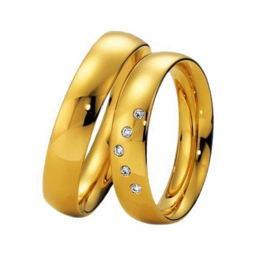 sárga arany karikagyűrű olcsón